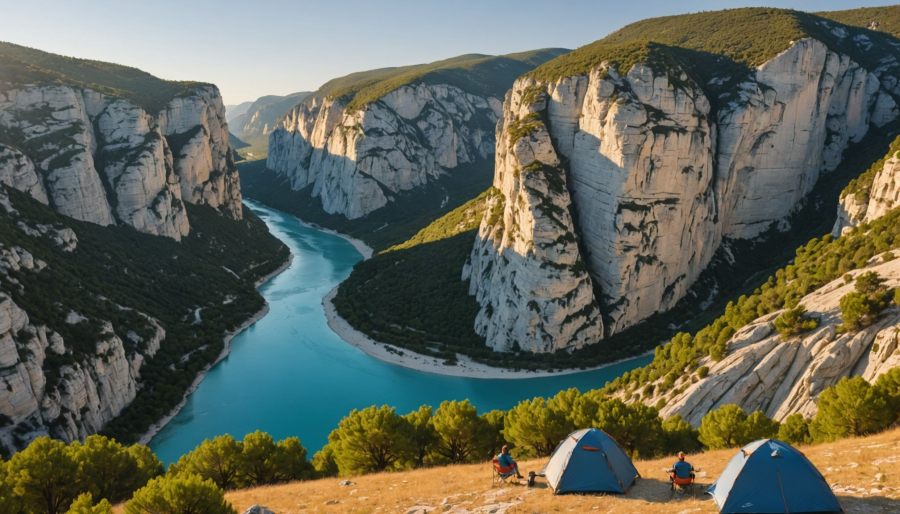 Die besten Plätze zum campen in den gorges du verdon